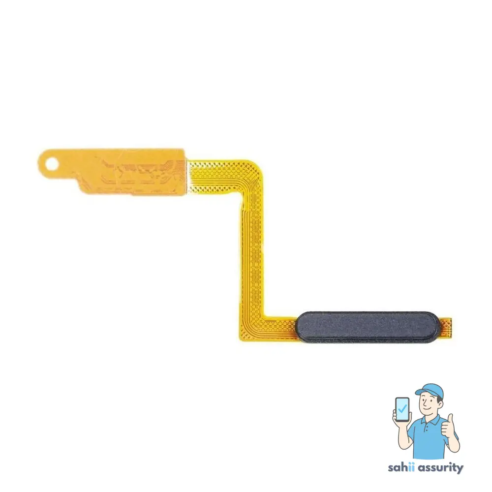 Fingerprint Sensor with Flex Cable for Samsung Galaxy A7 2018 Black thumbnail
